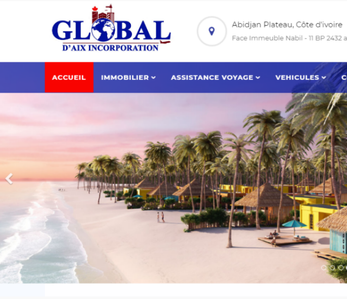 Site web de l’Agence Globaldaix